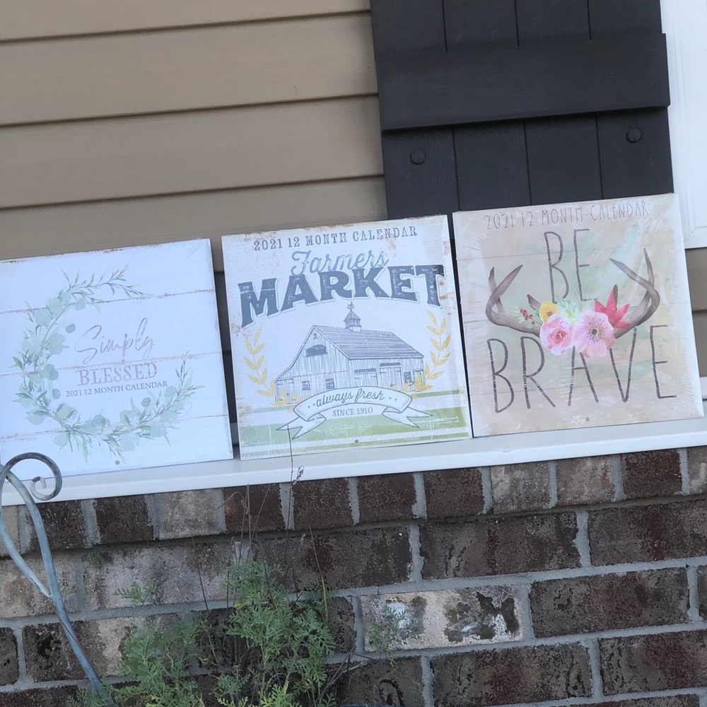 COPY - Farmhouse Calendar lot of 3